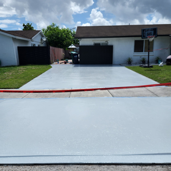Home driveway-waterproofing-project