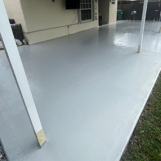 Home patio-floor-waterproof-application